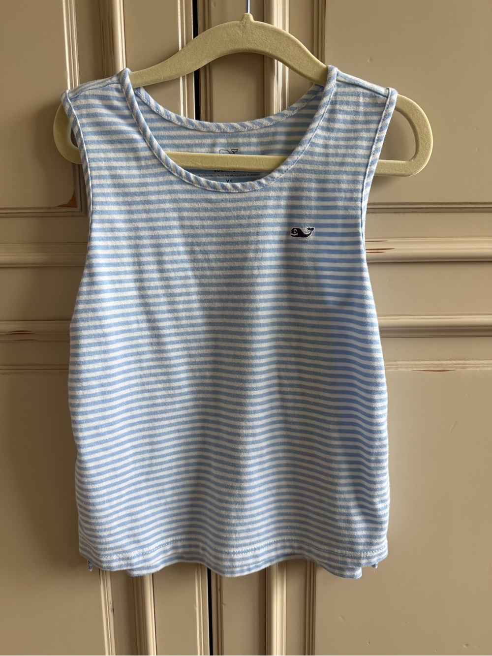 Vineyard Vines Light Blue & White Striped Tank Top